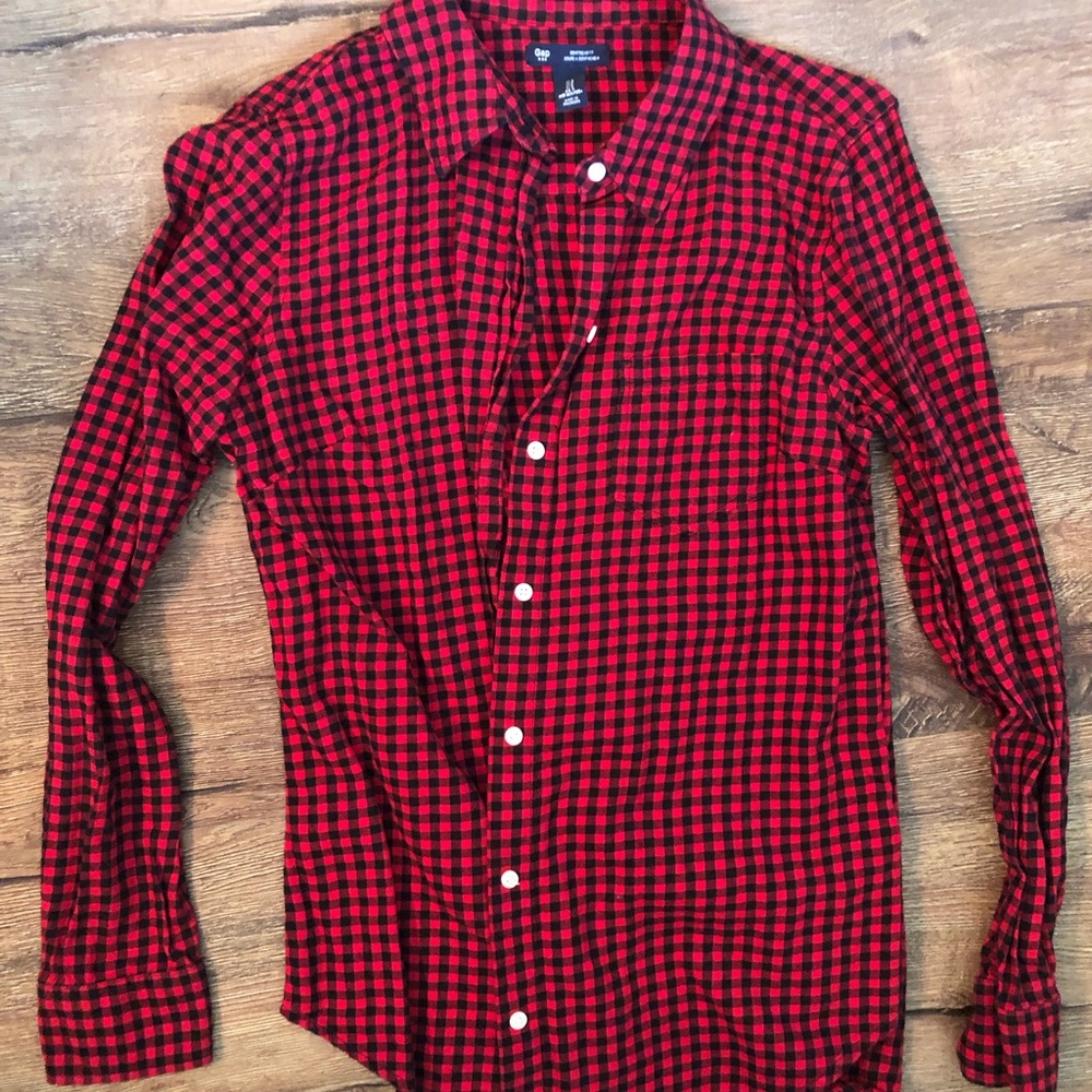 Plaid Flannel Top